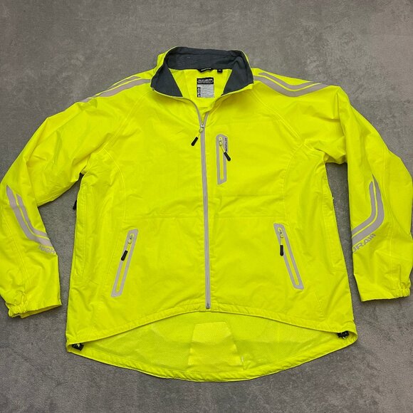 ALTURA Jacket Mens Hi Vis Yellow Night Vision Cycling Reflective Full Zip XXL - Picture 1 of 12